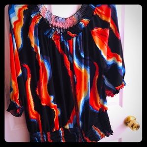 Fun and colorful blouse